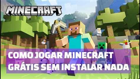 minecraft jogar sem baixar.